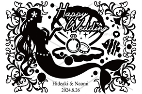 オリジナルシャンパン 結婚祝い