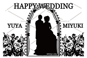 オリジナルシャンパン 結婚祝い