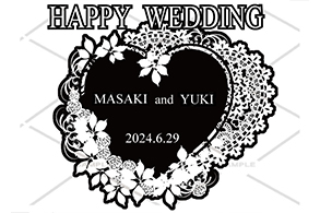 オリジナルシャンパン 結婚祝い